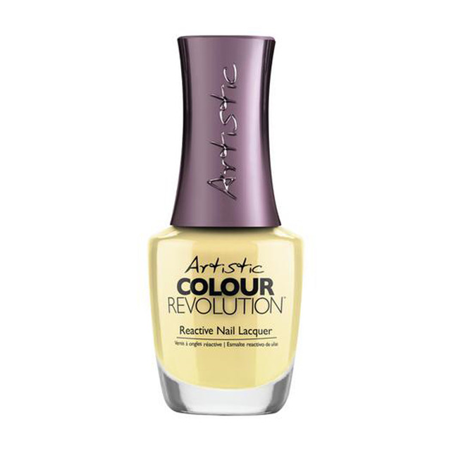 Artistic Nail Design "Goddess of Light" - Iridescent Yellow Crème Nail Lacquer, 15mL | .5 fl oz