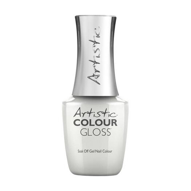 Artistic Nail Design "Dazzling Daydream" - White Shimmer Gel Polish, 15mL | .5 fl oz