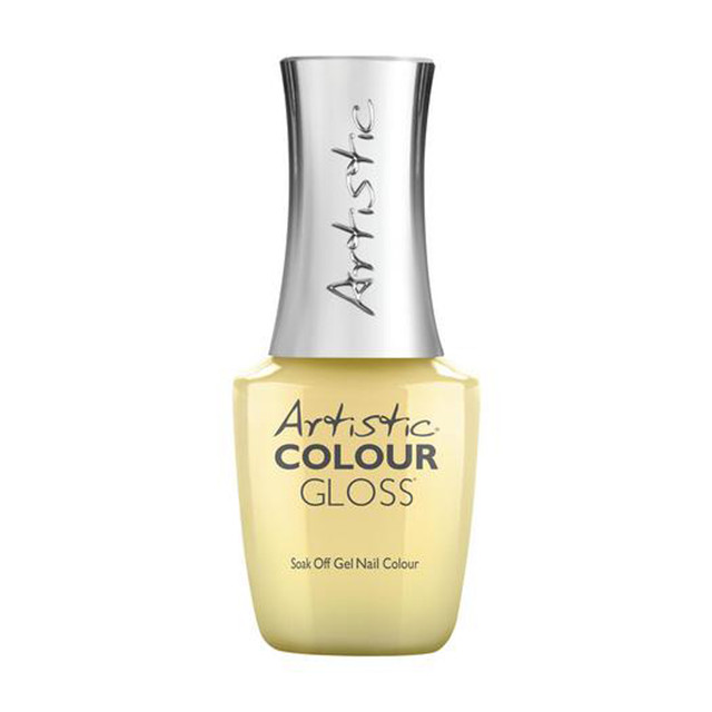 Artistic Nail Design "Goddess of Light" - Iridescent Yellow Crème Gel Polish, 15mL | .5 fl oz