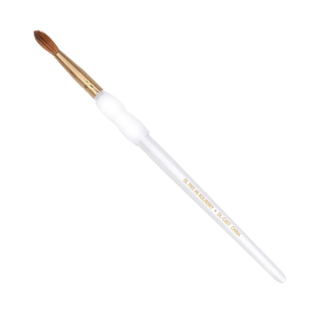DL Pro #6 Gel Grip Kolinsky Acrylic Brush
