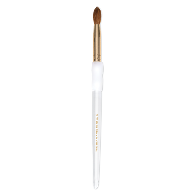 DL Pro #14 Gel Grip Kolinsky Acrylic Brush