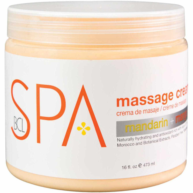 BCL SPA 16 oz. Massage Cream Mandarin + Mango