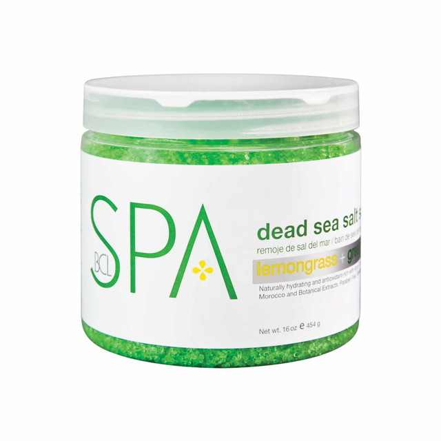 BCL SPA 16 oz. Dead Sea Salt Soak Lemongrass + Green Tea
