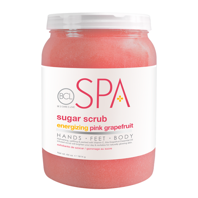 BCL SPA Sugar Scrub Energizing Pink Grapefruit, 64 oz.