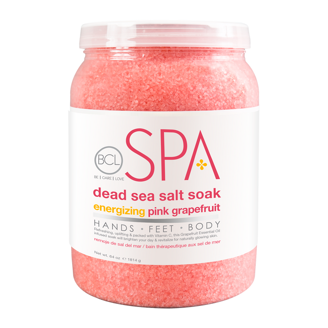 BCL SPA Dead Sea Salt Soak Energizing Pink Grapefruit, 64 oz.