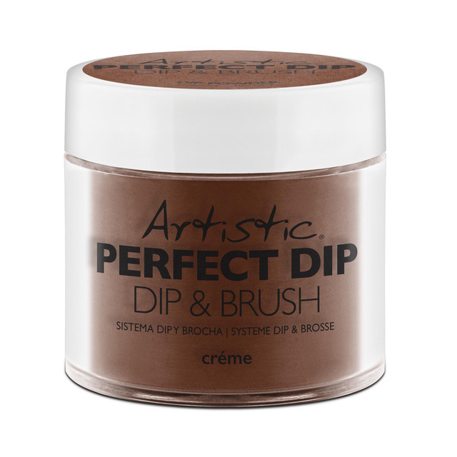 Artistic Nail Design "From AM to PM" - Hot Chocolate Crème Dip Powder, 23g | .8 oz