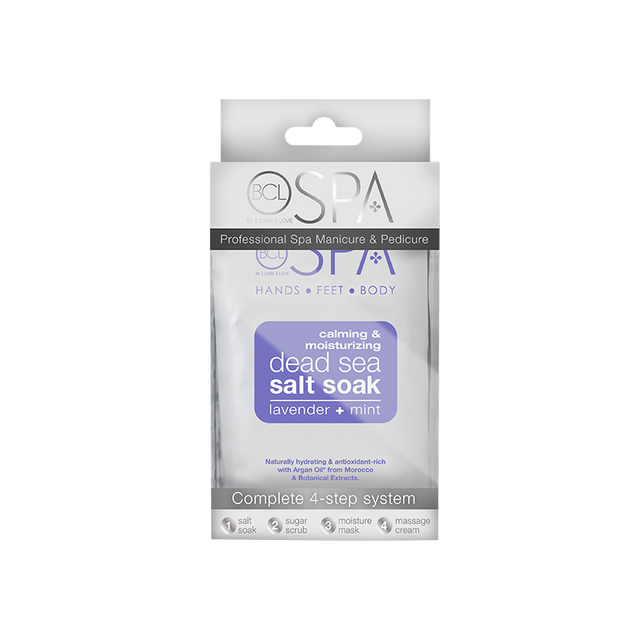 BCL Spa Lavender + Mint Complete 4-Step System, Single Use Packet Box