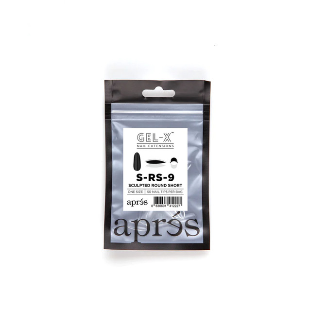 Apres Individual Tips - Sculpted Round Short #9