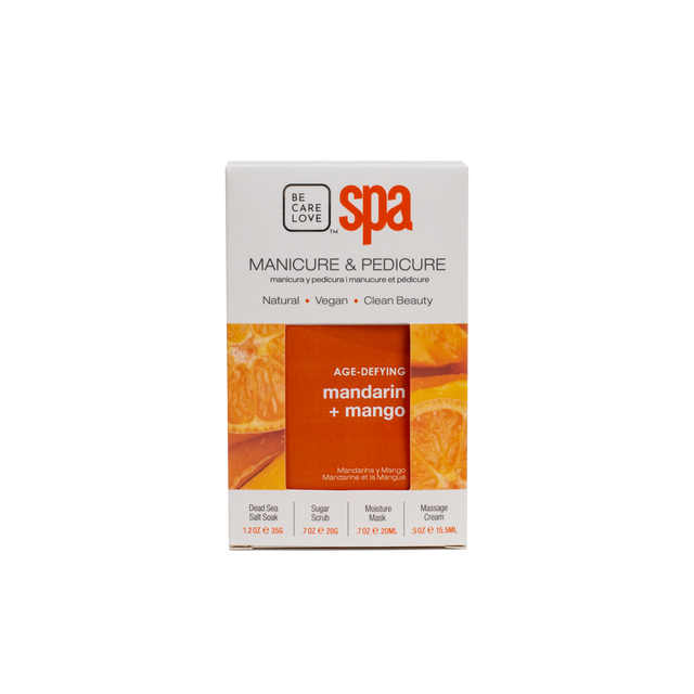 BCL Spa Mandarin + Mango Complete 4-step System, Single Use Packet Box