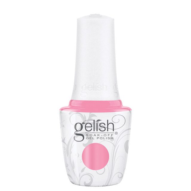 Gelish Soak Off Gel Polish "Bed Of Petals" Bright Pink Crème - 15 mL | .5 fl oz - 1110486
