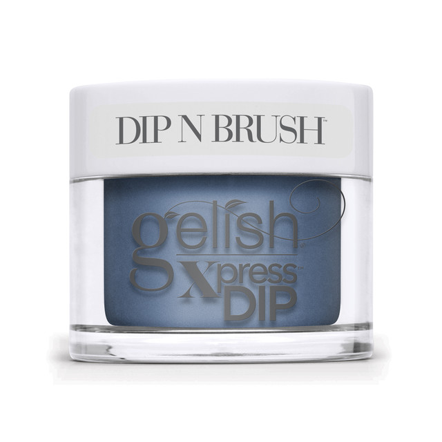 Gelish Xpress Dip "Test The Waters" Chiffon Slate Blue Crème - 43g | 1.5 oz - 1620482