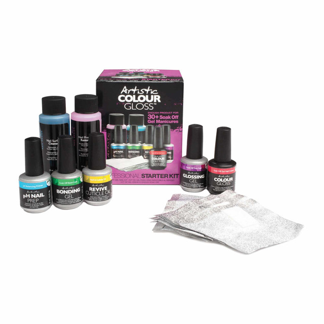 Artistic Nail Design Colour Gloss Starter Kit