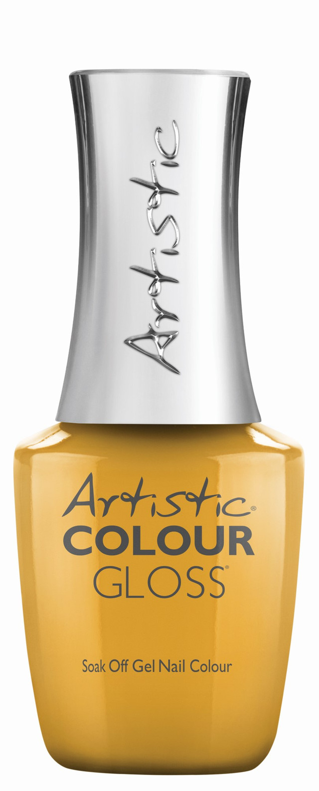 Artistic Nail Design "Watch Me", Colour Gloss Soak-Off Gel Polish, Marigold Crème