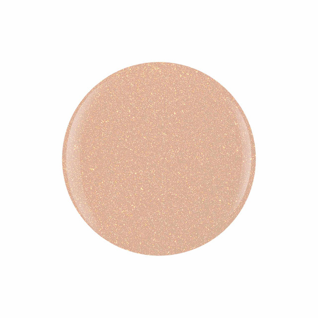 Gelish Flash Glam Soak-Off Gel Polish "Bright Up My Alley", Light Peach Glitter, 15 mL | .5 fl oz - 1110501