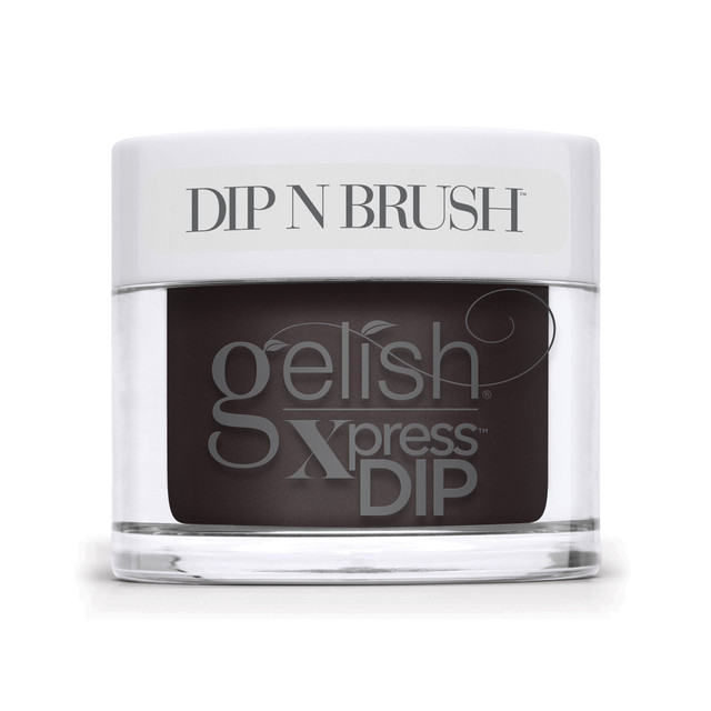 Gelish Xpress Dip "All Good in the Woods" Cedar Brown Shimmer,  Dipping Powder - 43g | 1.5 oz - Change of Pace Collection