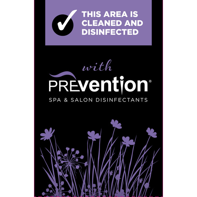 PREvention Tent Card - Cleaned and Disinfected