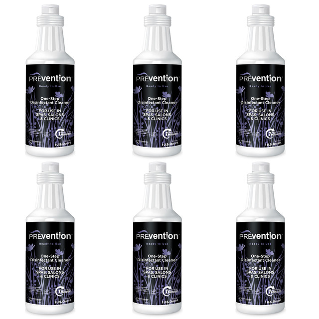 PREvention RTU Cleaner and Disinfectant Case of 6, 32 oz. ea., Includes 2 Spray Tops