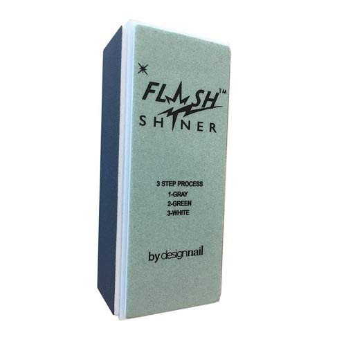 Design Nail Flash Shiner 3-Way Nail Buffing Block