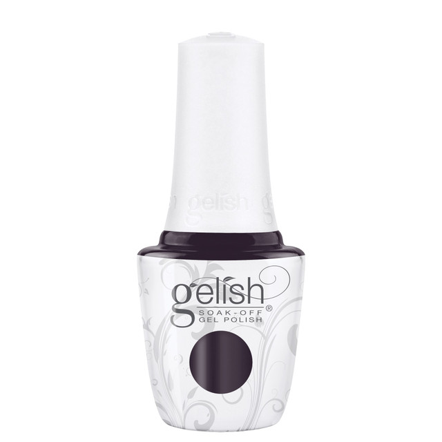 Gelish Soak-Off Gel Polish "A Hundred Present Yes", Purple Charcoal Creme, 15 mL | .5 fl oz - On My Wish List Collection