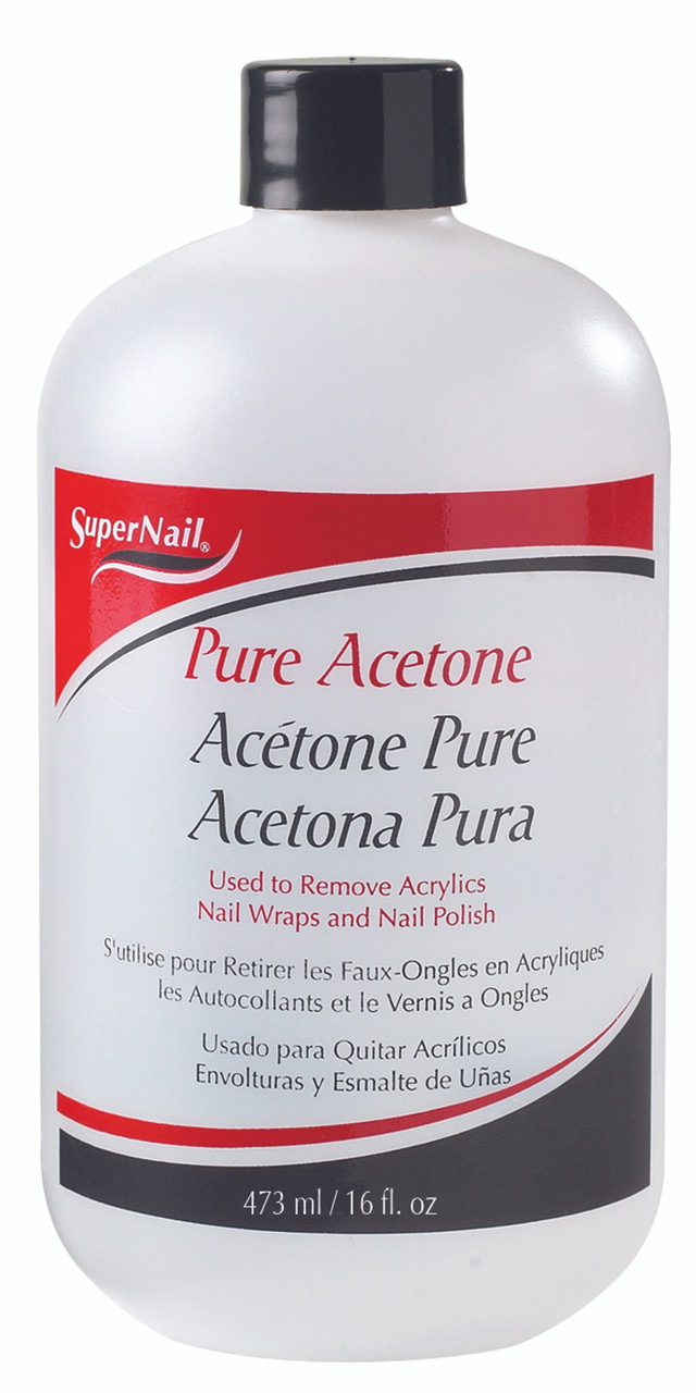 SuperNail Pure Acetone - 16 fl oz