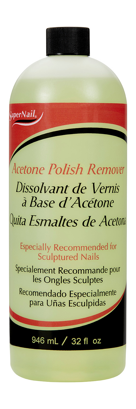 SuperNail Acetone Polish Remover - 32 fl oz