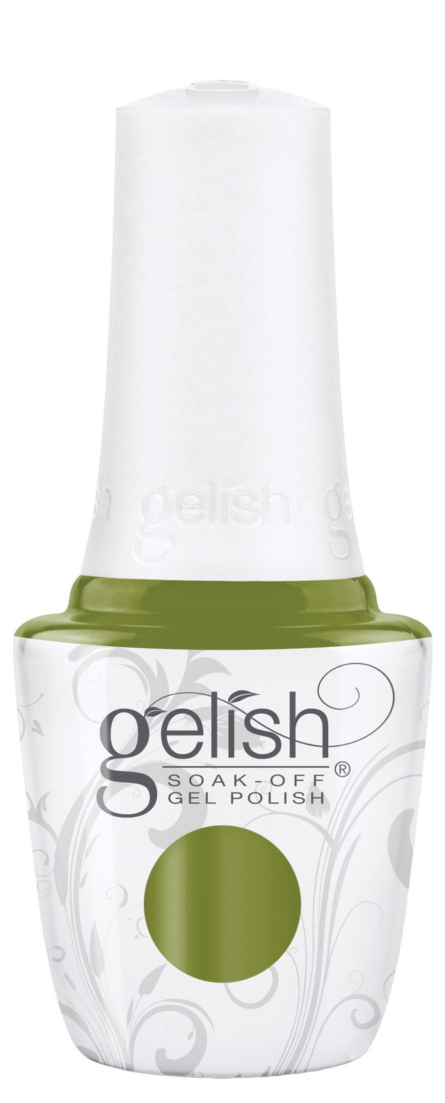 Gelish Soak-Off Gel Polish "Freshly Cut", Clover Green Crème, 15 mL | .5 fl. Oz.