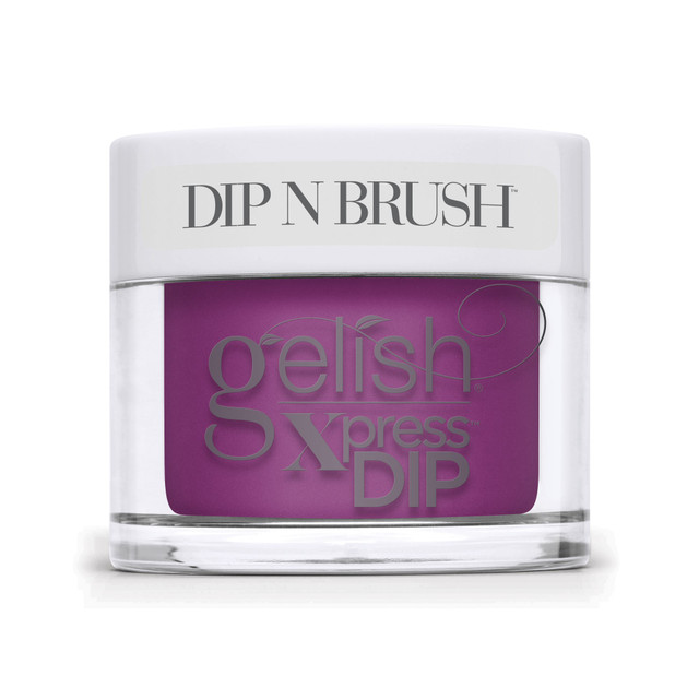 Gelish Xpress Dip n Brush "Very Berry Clean", Purple Grape Crème, 43 g | 1.5 oz.