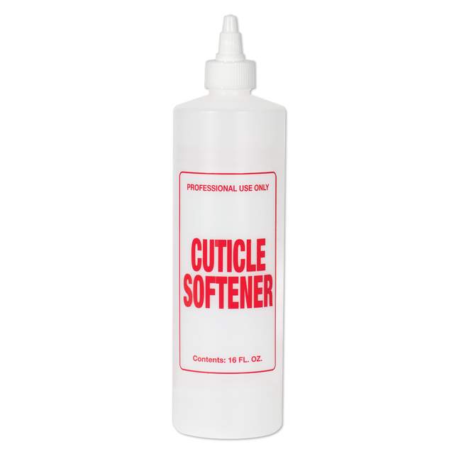 Soft 'N Style Imprinted Twist Top Bottle, Cuticle Softener, 16 oz.