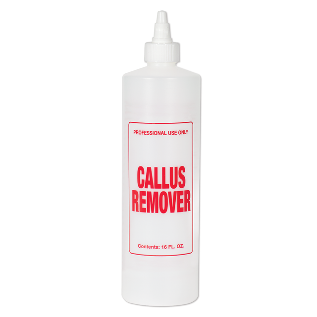 Soft 'N Style Imprinted Twist Top Bottle, Callus Remover, 16 oz.