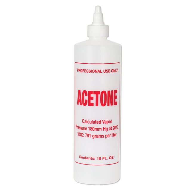 Soft 'N Style Imprinted Twist Top Bottle, Acetone, 16 oz.