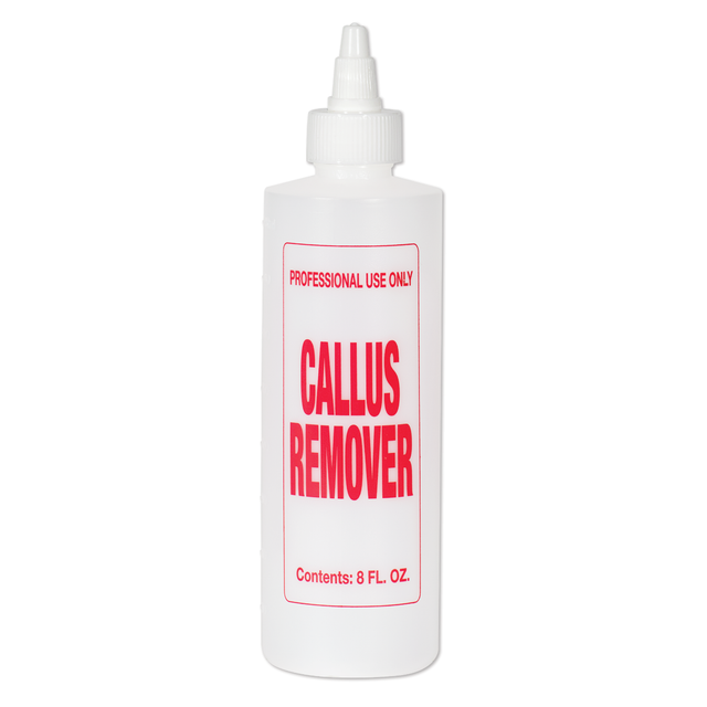 Soft 'N Style Imprinted Twist Top Bottle, Callus Remover, 8 oz