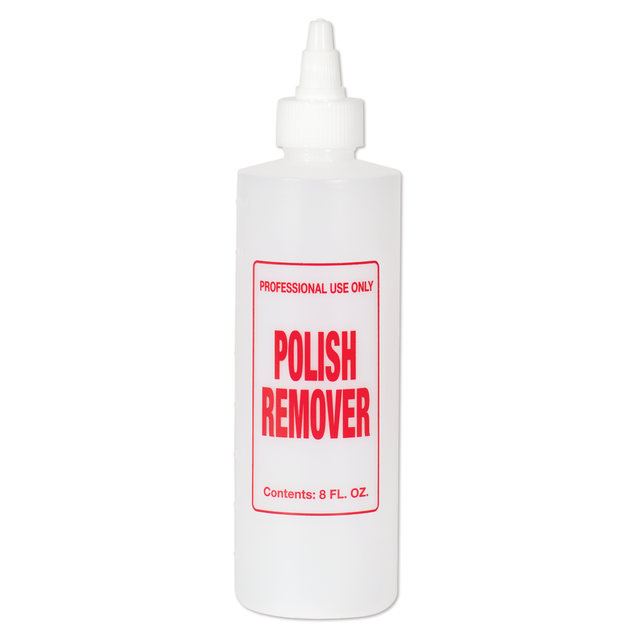 Soft 'N Style Imprinted Twist Top Bottle, Polish Remover, 8 oz