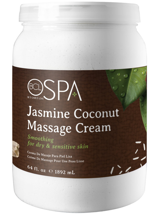 BCL Spa 64 oz. Jasmine Coconut Massage Cream
