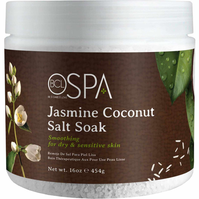 BCL Spa 16 oz. Jasmine & Coconut Dead Sea Salt Soak