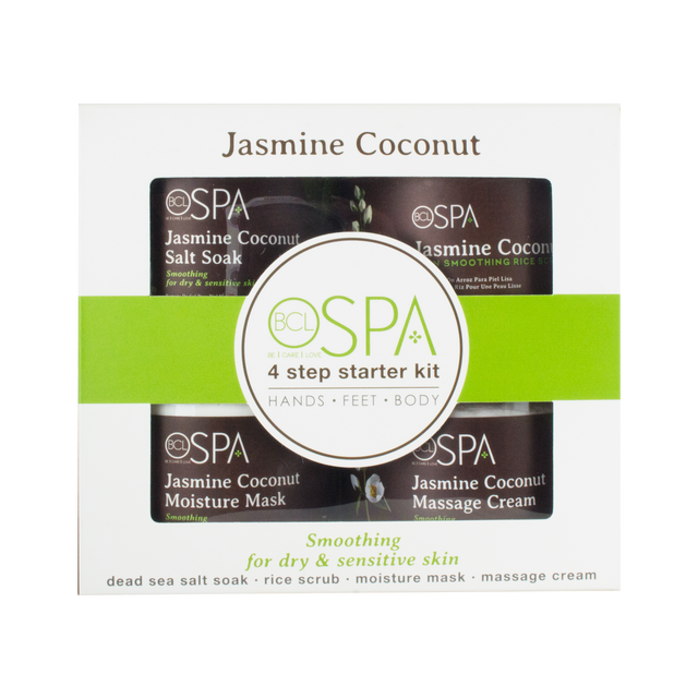 BCL Spa Jasmine Coconut Skin Smoothing 4 Step Starter Kit