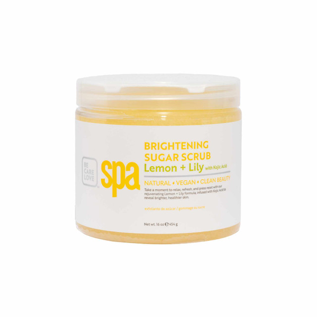 BCL Spa 16 oz. Brightening Lemon + Lily Sugar Scrub