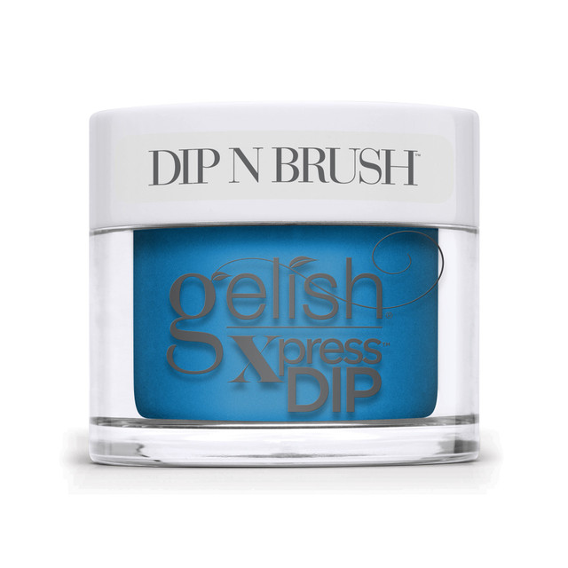 Gelish Xpress Dip "I Was Framed", Cerulean Blue Crème, 43g | 1.5 oz -In Frame Collection