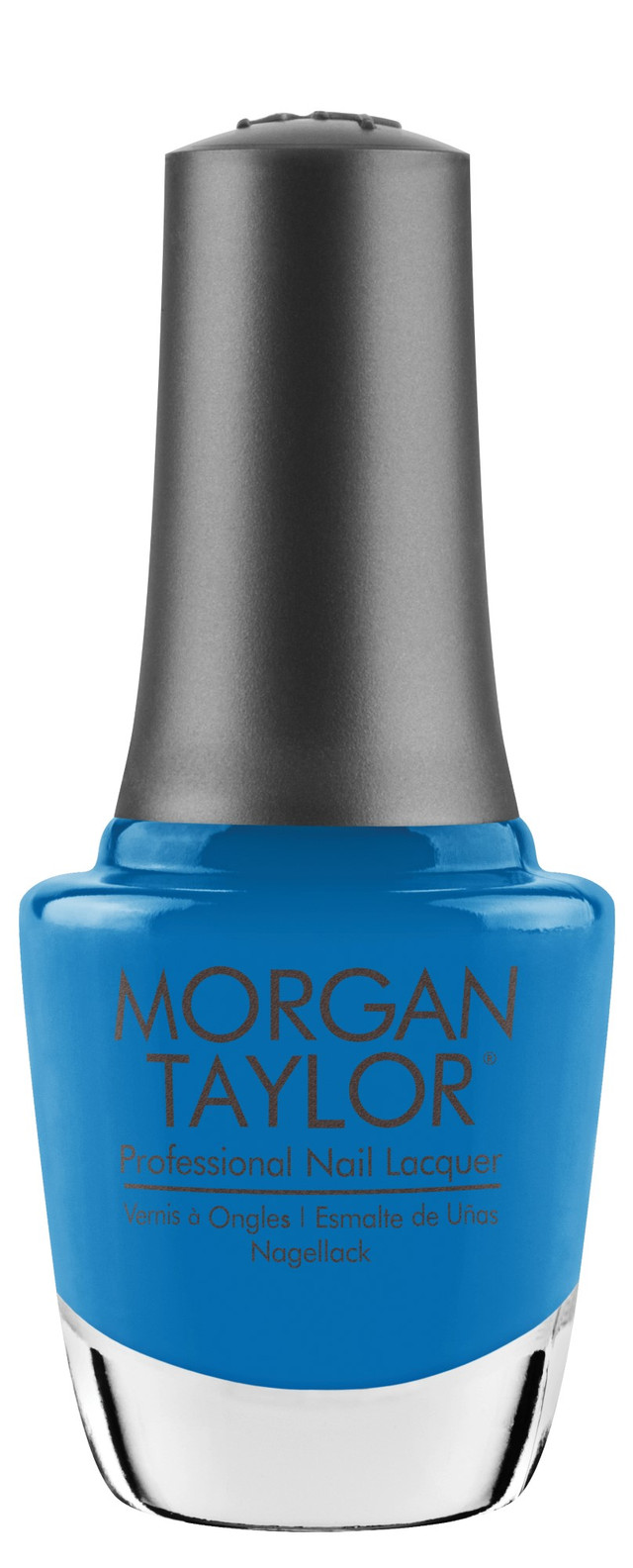 Morgan Taylor Nail Lacquer "I Was Framed", Cerulean Blue Crème, 15mL |.5 fl oz -In Frame Collection