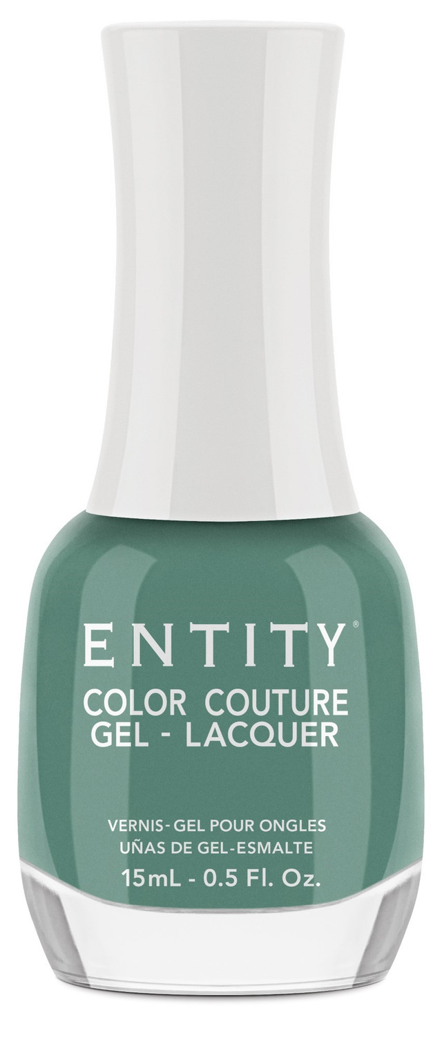 Entity Extended Wear Hybrid Gel-Lacquer "Blame It On The Mistletoe" - Slate Green Crème, 15mL|5fl