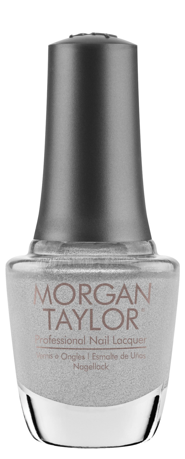Morgan Taylor Nail Lacquer "You Sweater Believe It", Soft Silver Metallic, 15mL | .5fl oz - 3110544