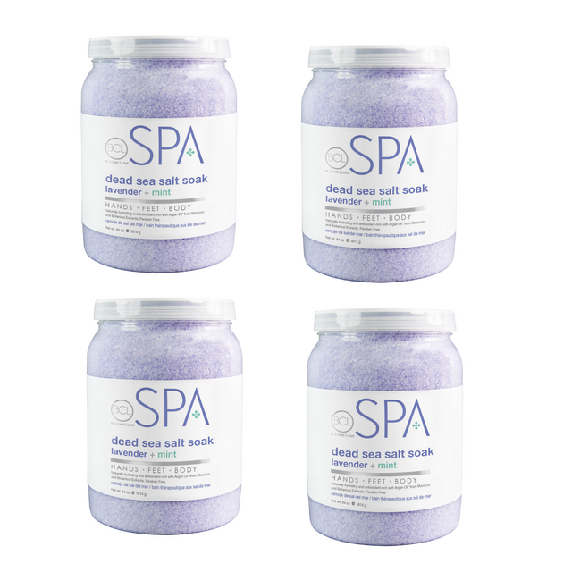 BCL SPA Dead Sea Salt Soak Lavender + Mint, 64 Oz. Case Pack Of 4