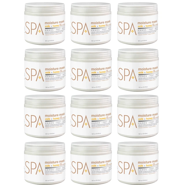 BCL SPA Moisture Mask Milk + Honey with White Chocolate, 16 oz. Case Pack Of 12