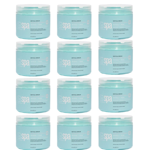 BCL SPA Massage Cream Critical Repair Arnica + Aloe, 16 oz. Case Pack Of 12