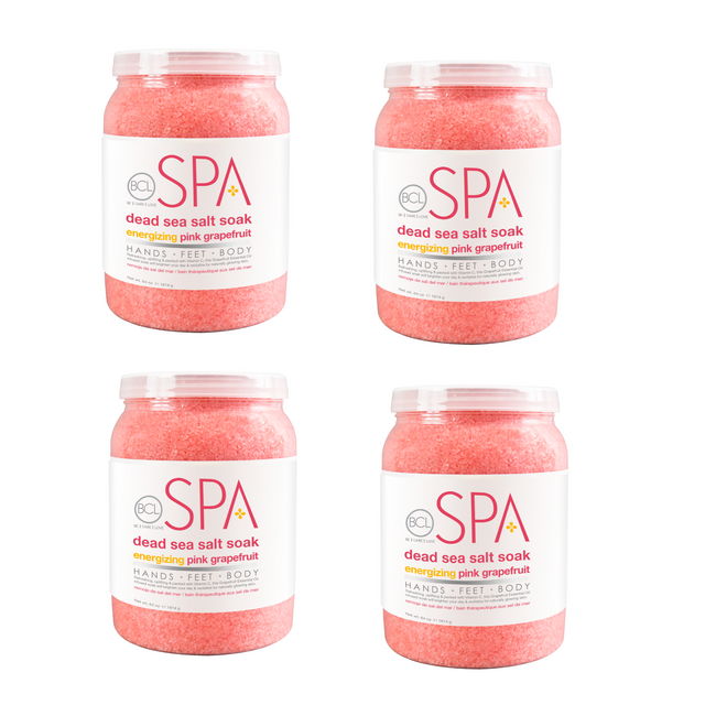 BCL SPA Dead Sea Salt Soak Pink Grapefruit, 64 Oz. Case Pack Of 4