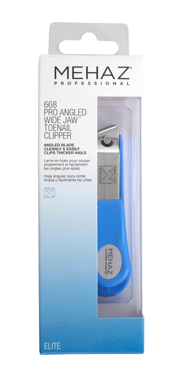 Mehaz Professional Angled Straight Wide Jaw Toenail Clipper