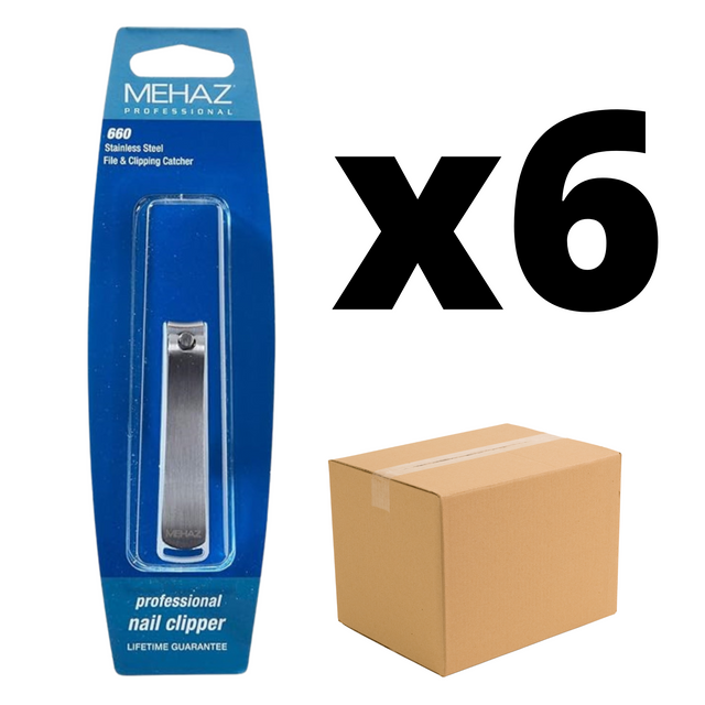 Mehaz Professional Curved Nail Clipper Case Pack Of 6