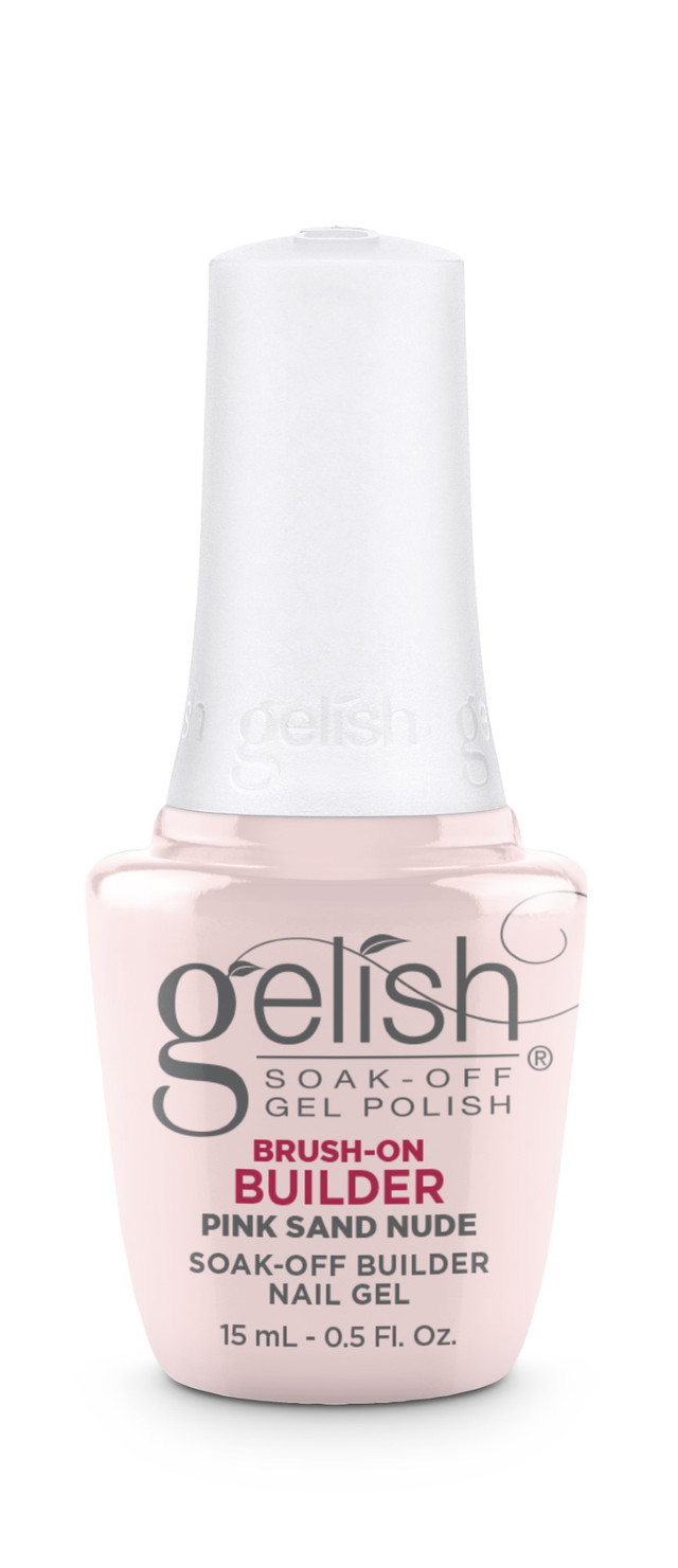 Gelish Pink Sand Nude Brush-On Builder Gel, 15mL | .5fl. Oz.