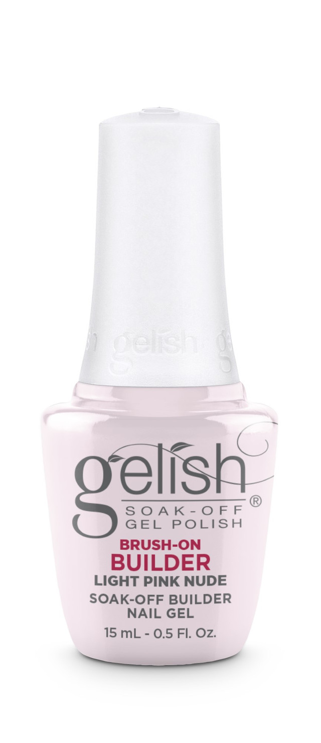Gelish Light Pink Nude Brush-On Builder Gel, 15mL | .5fl. Oz.