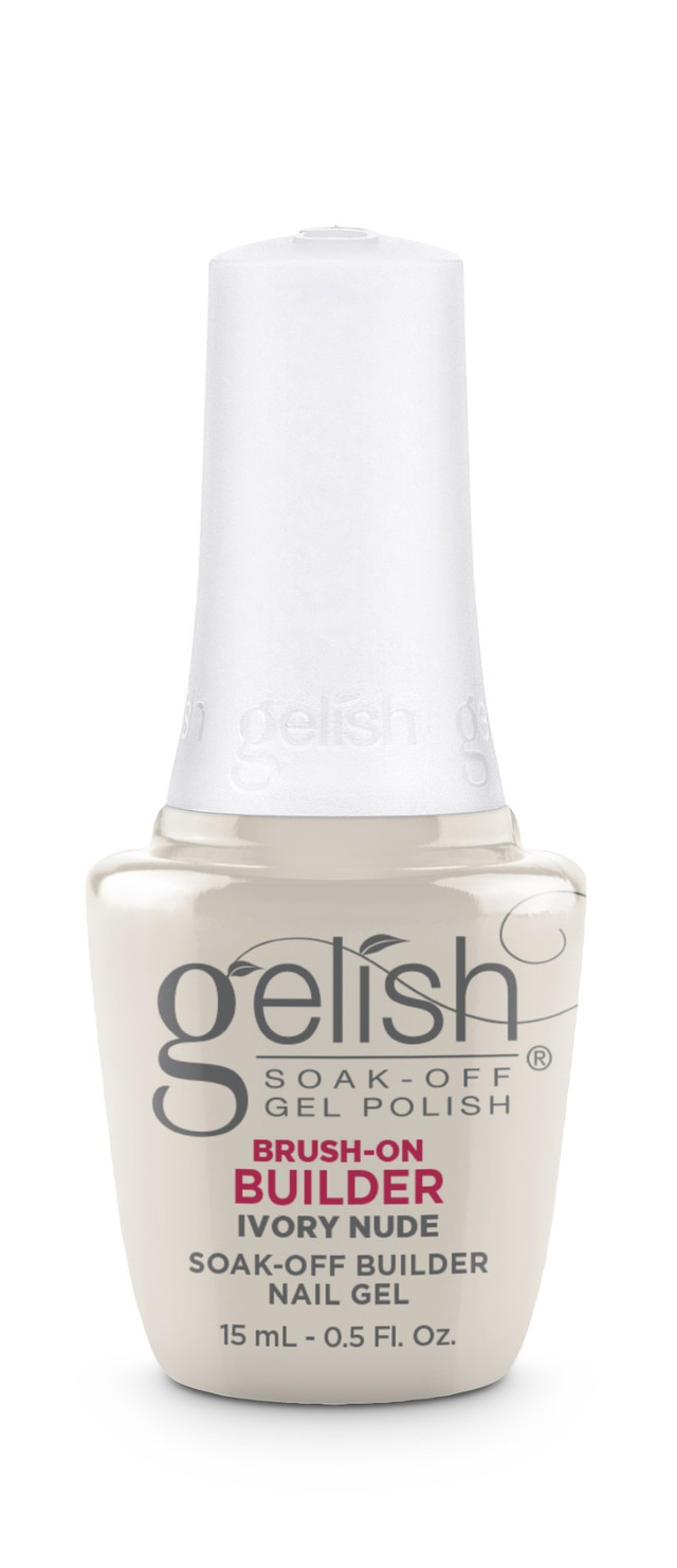 Gelish Ivory Nude Brush-On Builder Gel, 15mL | .5fl. Oz.