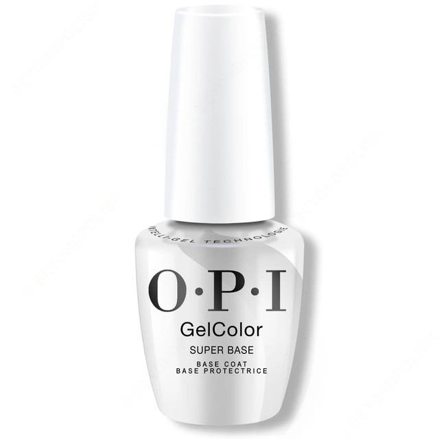 OPI GelColor Intelli-Gel Super Base, Gel Polish Base Coat, 15 mL - GC001